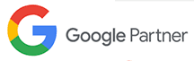 Google Partner badge, awarded to Avenue Right for certified Google Ads management